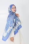 Diamond Mimoza Şal Saks 