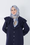 Diamond Pıtırcık Eşarp İndigo