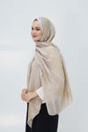 Lavin Line Şal Gold - Bej