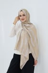 Lavin Line Şal Gold - Bej