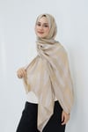 Lavin Line Şal Gold - Bej