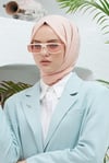 Loryan Scarf Abiye ve Günlük Kullanım, Tek Renk Richard Şal Koyu Somon