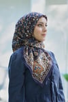 Loryan Scarf Adel Eşarp - Koyu Lacivert