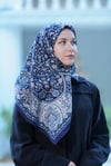 Loryan Scarf Adel Eşarp - Lacivert/Ekru
