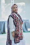Loryan Scarf Adel Eşarp - Siyah/Kırmızı