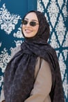 Loryan Scarf Aria Elina Şal - Acı Kahve