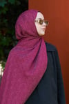 Loryan Scarf Aria Zincir Şal - Bordo