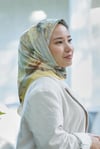 Loryan Scarf  Dıamond Elisa Eşarp - Koyu Sarı