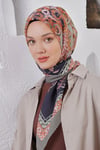 Loryan Scarf Diamond Eşarp - Diamond Diya İpeksi Eşarp 4317 Haki