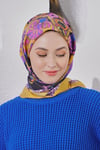 Loryan Scarf Diamond Eşarp - Diamond Diya İpeksi Eşarp 4317 Hardal