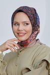 Loryan Scarf Diamond Eşarp - Diamond Harmony Black İpeksi Eşarp 4316 BEJ