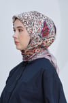 Loryan Scarf Diamond Eşarp - Diamond Harmony İpeksi Eşarp 4295 Somon