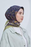 Loryan Scarf Diamond Eşarp - Diamond Harmony Black İpeksi Eşarp 4316 FISTIK YEŞİLİ