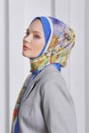 Loryan Scarf Diamond Şal - Diamond Henna İpeksi Şal 4284 Saks