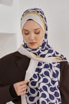 Loryan Scarf Diamond Şal - Diamond Mirror İpeksi Şal 4289 Bej