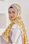Loryan Scarf Diamond Şal - Diamond Mirror İpeksi Şal 4289 Hardal