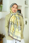 Loryan Scarf Ekose Zincir Şal -Mint 