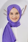 Loryan Scarf Floş Jakar Serisi Ağaç Kabuğu Desenli Şal Very Peri