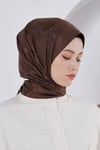 Loryan Scarf Jakar Şal - Delta Floş Jakar Şal 4299 Acı Kahve