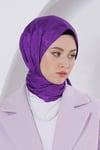 Loryan Scarf Jakar Şal - Delta Floş Jakar Şal 4299 Mürdüm