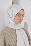 Loryan Scarf Jakar Şal - Stone Floş Jakar Şal 4312 Taş