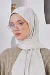 Loryan Scarf Jakar Şal - Stone Floş Jakar Şal 4312 Taş