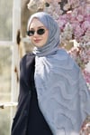 Loryan Scarf Lavin Girdap Şal - Füme