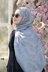 Loryan Scarf Lavin Girdap Şal - Füme