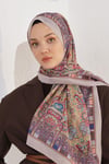 Loryan Scarf Linen Şal - Linen Harmony Pamuk Keten Şal 4298 Somon