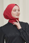 Loryan Scarf Viva Crush Bambu Kraş Şal Nar Çiçeği