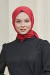 Loryan Scarf Viva Crush Bambu Kraş Şal Nar Çiçeği