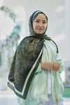 Loryan Scarf Zerre Degrade Etnik Şal - Haki