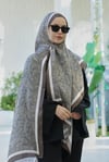Loryan Scarf Zerre Degrade Etnik Şal -  Kahve
