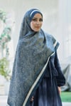 Loryan Scarf Zerre Degrade Etnik Şal -  Petrol