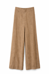 Bej Keten Oversize Takım