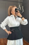 Gömlek Elbise & işlemeli korse Seti 