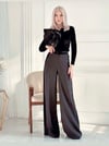 selma-çiçekli kadife takımı