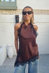 Dantelli Saten Bluz