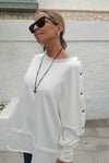İki İplik Çıtçıtlı Sweatshirt