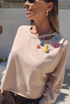 İtalyan Aksesuarlı Sweatshirt