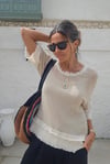 İtalyan File Triko Bluz