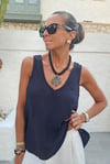 İtalyan Keten Bluz
