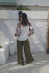 Kamuflaj Detaylı Sweat Bluz