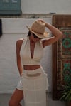 Kızılderili Eteği Ve Crop Bluzu
