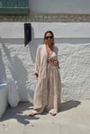 Müslin Desenli Kumaş Kimono