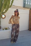 Orjinal Marka Leopar Desen Pantolon