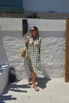 Positano Yeşil Gömlek Elbise