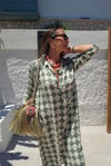Positano Yeşil Gömlek Elbise