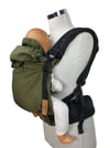 New Age Büyüyen Yenidoğan Ergonomik Bebek Kangurusu- Oeko Tex (OLİVE LİNEN)