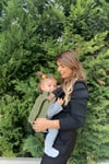 Olive Linen New Age Büyüyen Yenidoğan Ergonomik Bebek Kangurusu - Oeko Tex